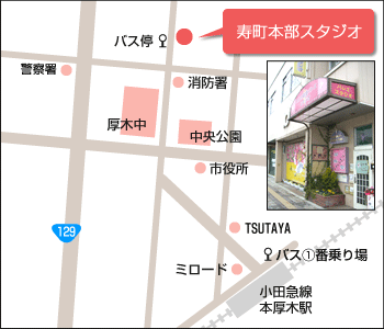 本部スタジオ地図